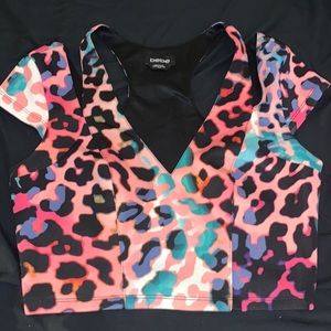 Bebe animal prints top